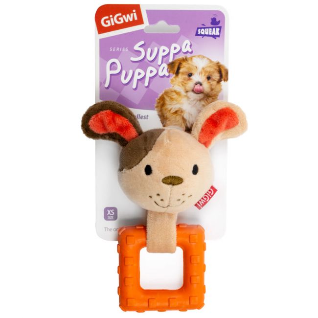 75518 Игрушка для маленьких собак Собачка с пищалкой 15см, серия SUPPA PUPPA 75518 Игрушка для маленьких собак Собачка с пищалкой 15см, серия SUPPA PUPPA